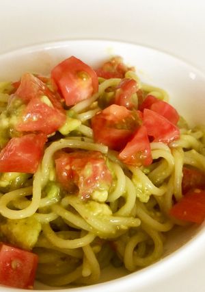 アボカドとトマトの冷製パスタ-レシピのメイン写真