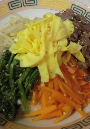 簡単で本格！週に一度は食べたいピビンバ丼-レシピのメイン写真