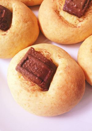 丸めて焼くだけチョコパン-レシピのメイン写真