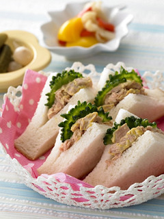 シーチキンとカレーゴーヤのポケットサンド-レシピのメイン写真