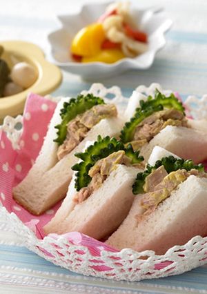 シーチキンとカレーゴーヤのポケットサンド-レシピのメイン写真