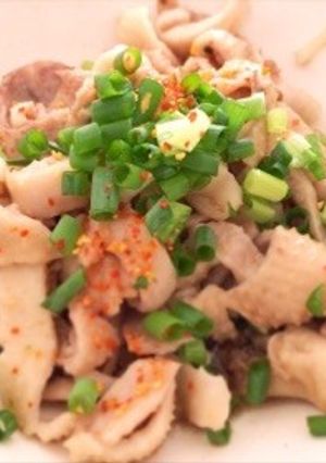 節約簡単！計量不要！鶏皮サッパリ柚子風味-レシピのメイン写真