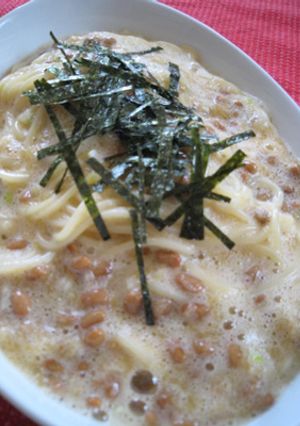 ふわふわ納豆パスタ-レシピのメイン写真