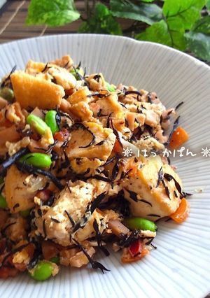 塩トマトで♪ゴロっと炒り豆腐✿-レシピのメイン写真