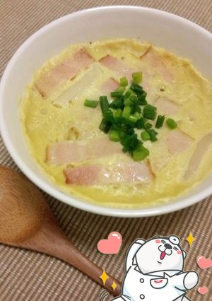 豆乳茶碗蒸し【美禅食コーン味】-レシピのメイン写真
