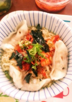 冷やしぶっかけ塩ラーメン水餃子のせ-レシピのメイン写真