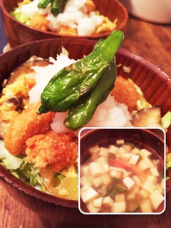 とにかく早い!おろしカツ丼 & お吸い物-レシピのメイン写真