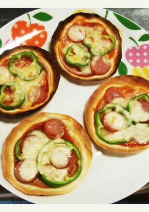 餃子の皮で♪簡単ピザ♡-レシピのメイン写真