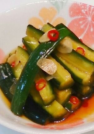 作り置きに！胡瓜の醤油漬～ニンニク風味～-レシピのメイン写真