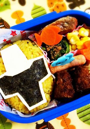 キャラ弁◆ニンニンジャー(キ)-レシピのメイン写真