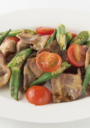 カリカリ豚肉と野菜のぽん炒め-レシピのメイン写真