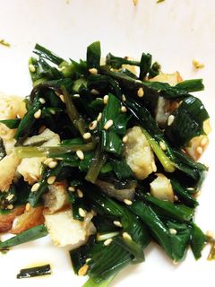 ニラの胡麻和え-レシピのメイン写真