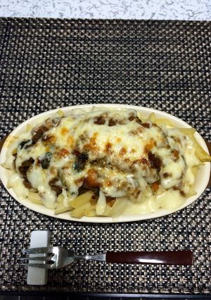 残ったカレーdeマカロニグラタン-レシピのメイン写真