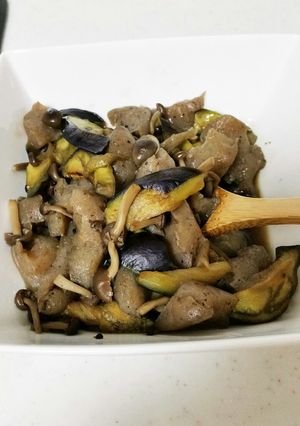 茄子とこんにゃくの炒め煮-レシピのメイン写真
