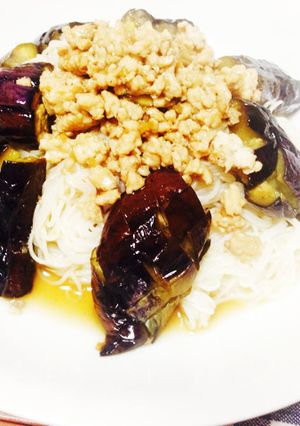 トロトロ！ナスの煮浸しそうめん-レシピのメイン写真