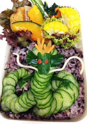 ドラゴンボール神龍キャラ弁-レシピのメイン写真