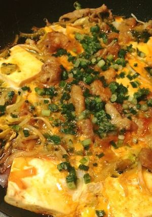 菜食主義の旨辛豚肉豆腐。-レシピのメイン写真