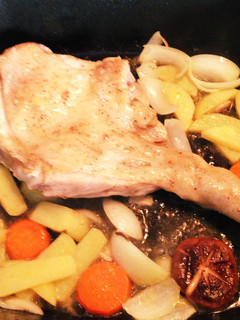 フライパンで作る☆ローストチキンのお弁当-レシピのメイン写真