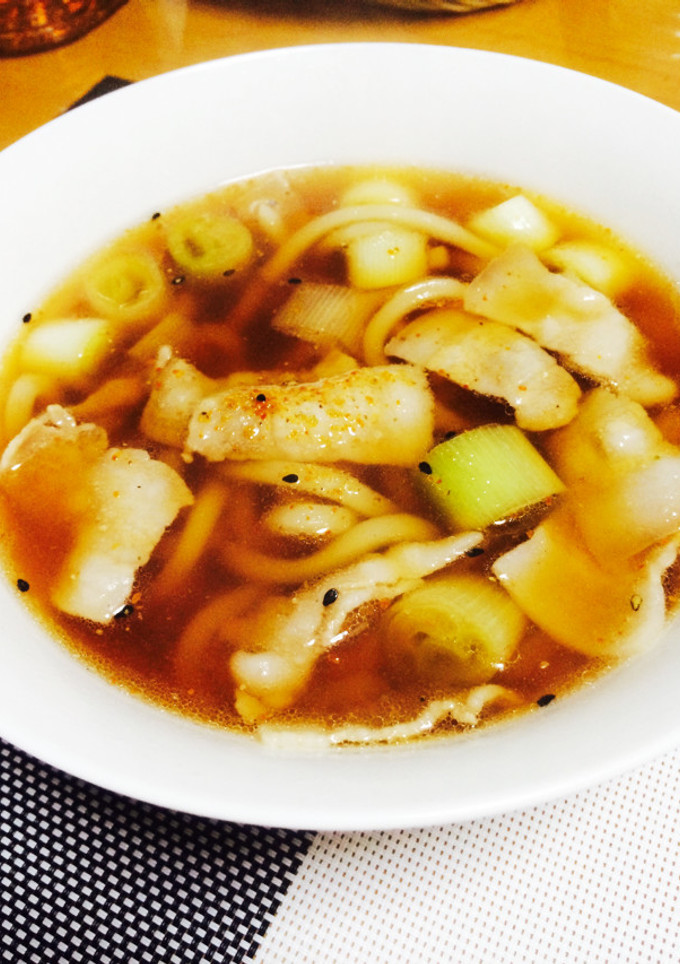 旨味たっぷり♡肉うどん-レシピのメイン写真