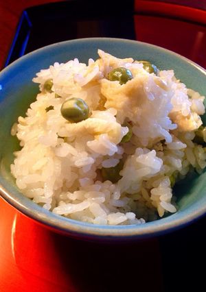 お揚げ入り豆ご飯-レシピのメイン写真