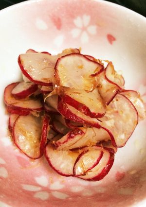 ラデッシュの鰹節あえ-レシピのメイン写真