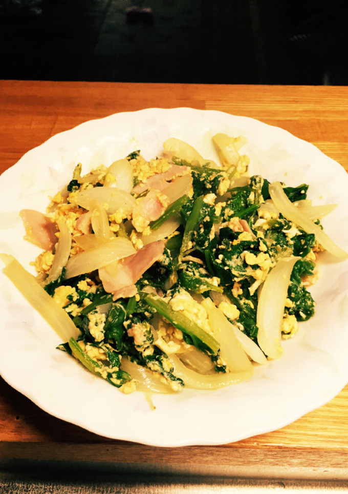 ほうれん草の野菜炒め-レシピのメイン写真