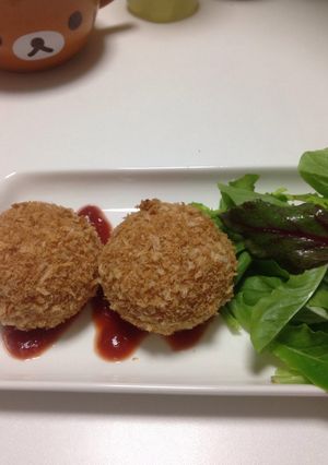 揚げずにライスコロッケ-レシピのメイン写真