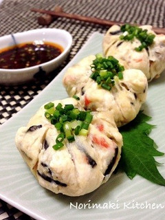 レンジで簡単☆搾菜入りお豆腐茶巾-レシピのメイン写真