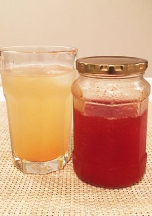 プラムのシロップ-レシピのメイン写真