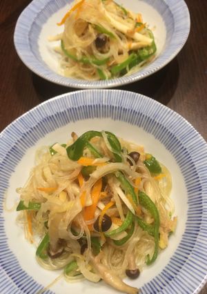 かぶとツナのチャプチェ風-レシピのメイン写真