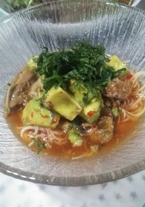 サマーキラ☆−ン！ぶっかけピリ辛そうめん-レシピのメイン写真