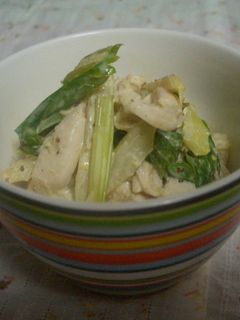 鶏ササミとセロリのサラダ-レシピのメイン写真