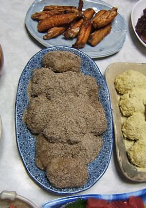 【低脂質】小豆餡ときな粉のおはぎ-レシピのメイン写真