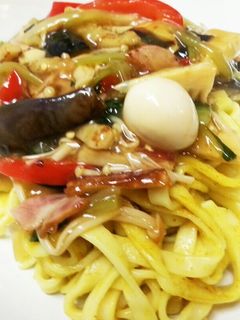 あんかけカレ—焼きうどん-レシピのメイン写真