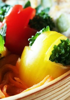 ミニトマトの手かご◎簡単◎お弁当の隙間に-レシピのメイン写真