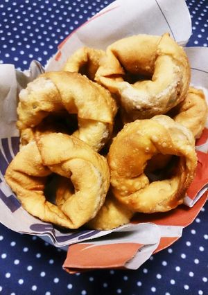 豚ワンタンのリング揚げ-レシピのメイン写真