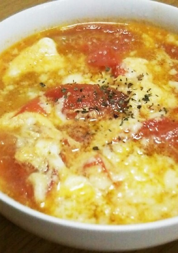☆チーズとろ～りトマトスープ☆-レシピのメイン写真
