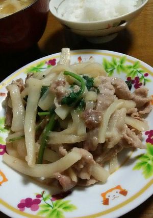 大根と豚肉のさっぱりポン酢炒め-レシピのメイン写真