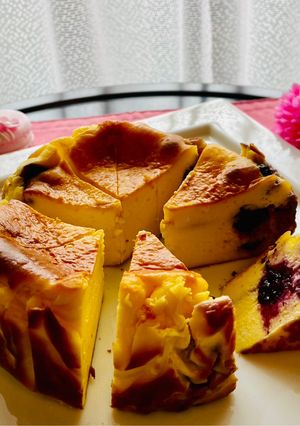 ブルーベリーバスクチーズケーキ♡-レシピのメイン写真
