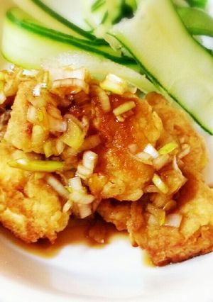 脇役じゃない!厚揚げの油淋鶏-レシピのメイン写真