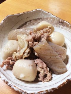 豚肉と小芋とコンニャクの煮物-レシピのメイン写真