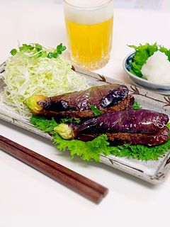 ナスのはさみ揚げ☆夏野菜を食す!-レシピのメイン写真