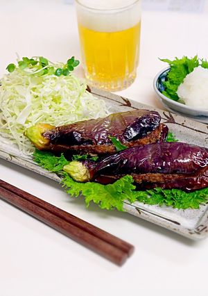 ナスのはさみ揚げ☆夏野菜を食す！-レシピのメイン写真