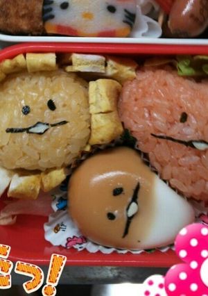 なめこ キャラ弁-レシピのメイン写真