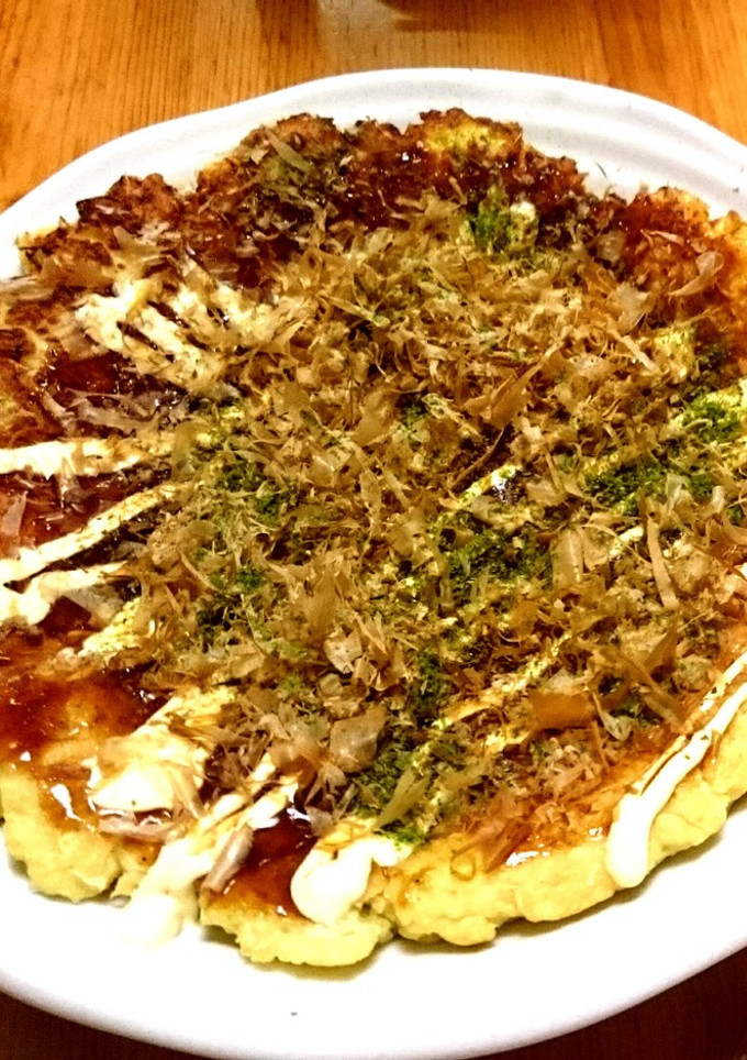 簡単3step！豆腐とおからのお好み焼き-レシピのメイン写真