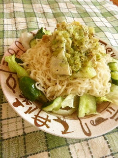 包丁入らず★ 豚しゃぶの冷やし塩ラーメン-レシピのメイン写真