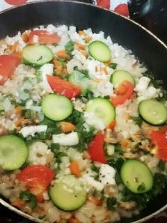 夏野菜♪和風パエリア-レシピのメイン写真