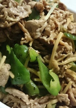大家族のピーマン肉炒め-レシピのメイン写真