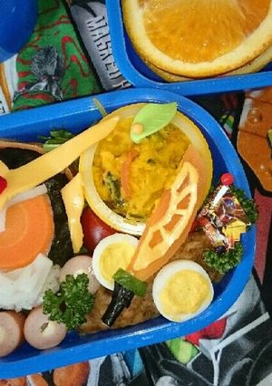 仮面ライダーキャラ弁-レシピのメイン写真