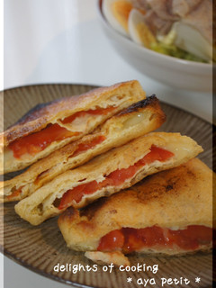 糖質オフ☆油揚げトマトチーズ焼き-レシピのメイン写真